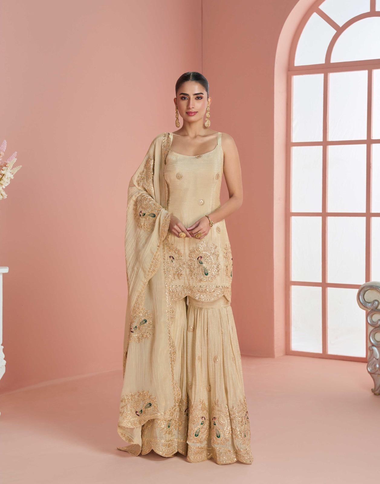 Sayuri Myra Chinon Silk Embroidered Designer Salwar Kameez - Image 7