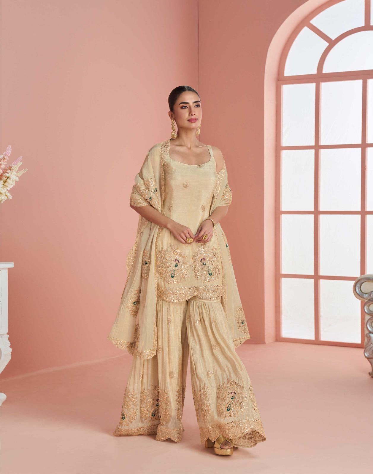 Sayuri Myra Chinon Silk Embroidered Designer Salwar Kameez - Image 9
