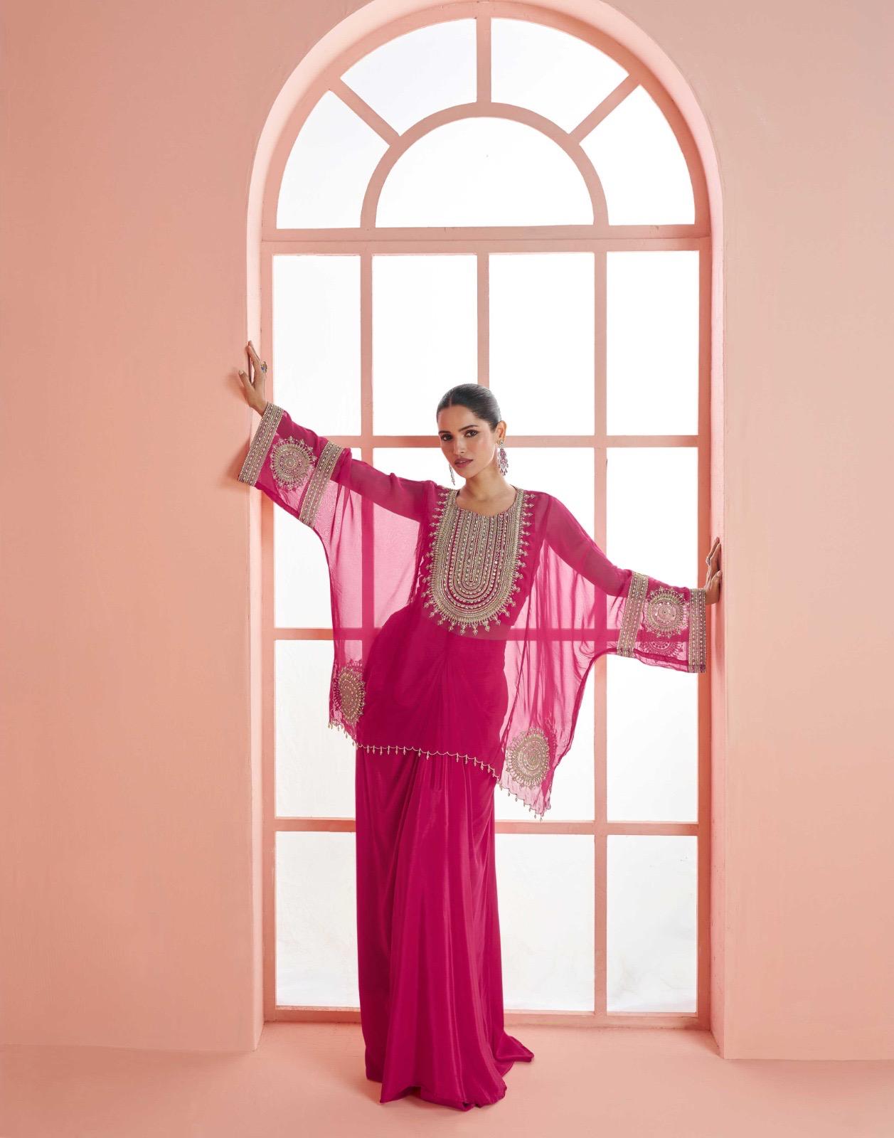 Sayuri Myra Chinon Silk Embroidered Designer Salwar Kameez - Image 10