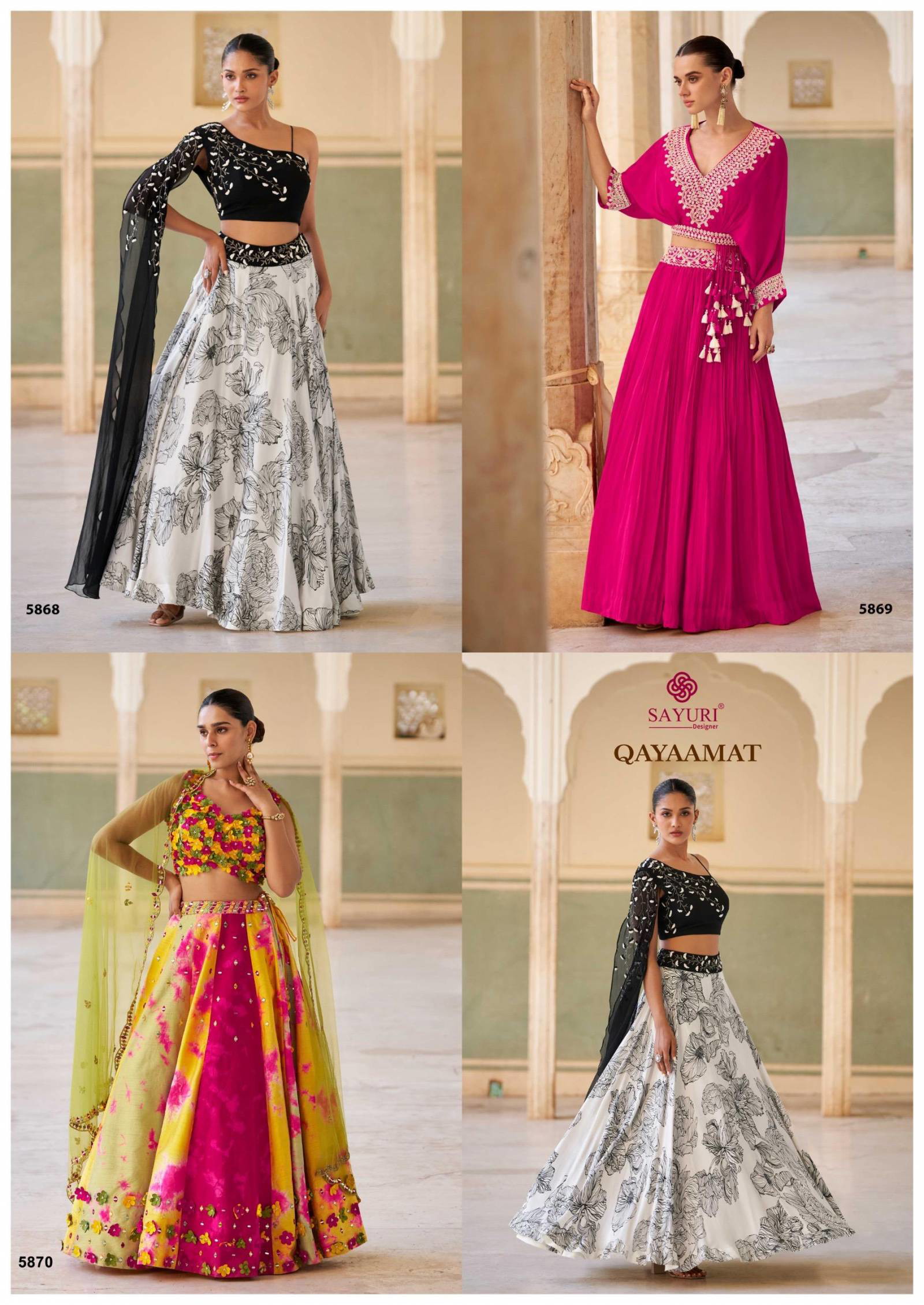Sayuri Qayaamat Chinon Designer Stylist Lehenga Choli - Image 9