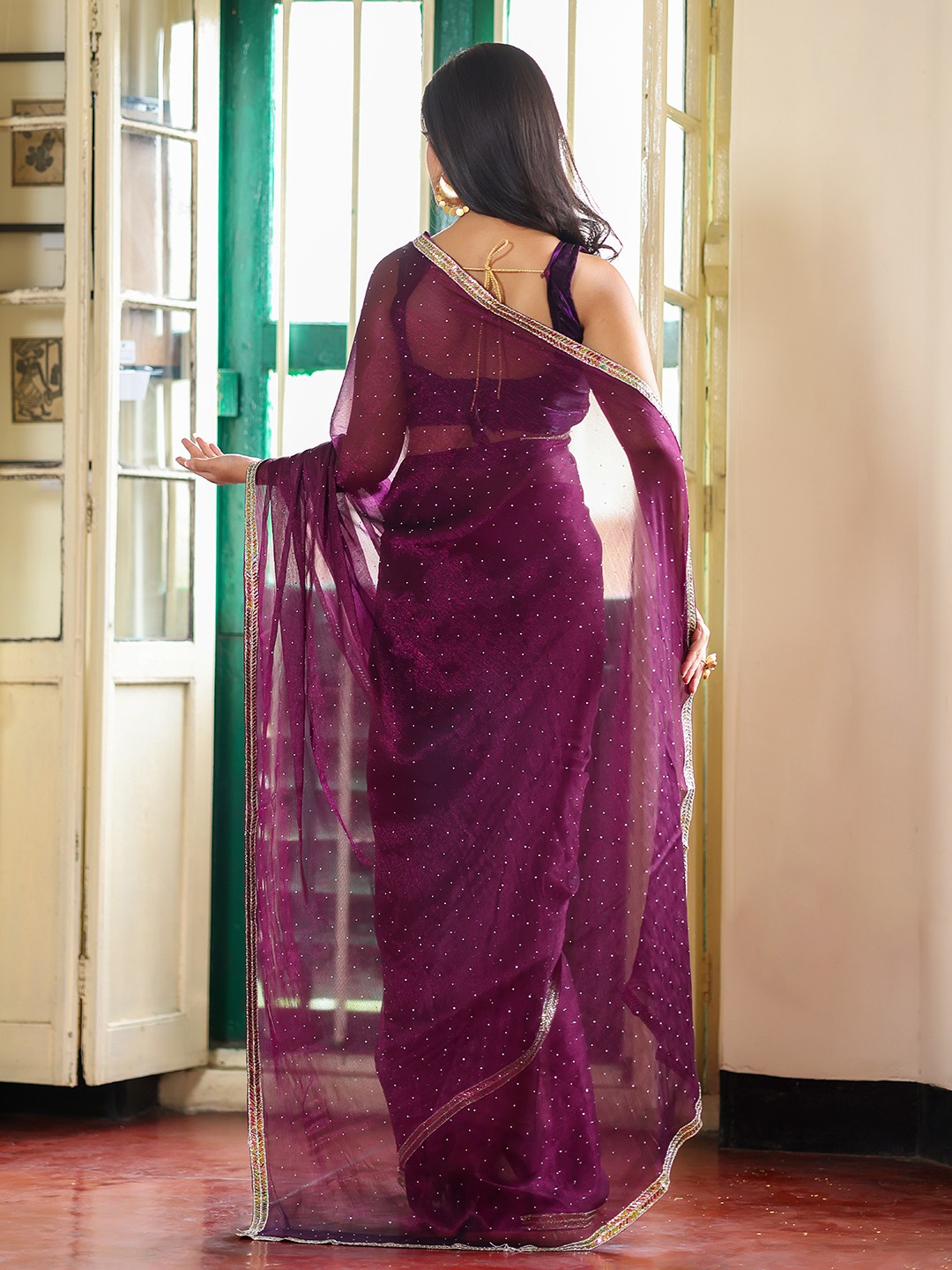 Laxminam 7084 Fancy Designer Party Wear Saree - Image 2