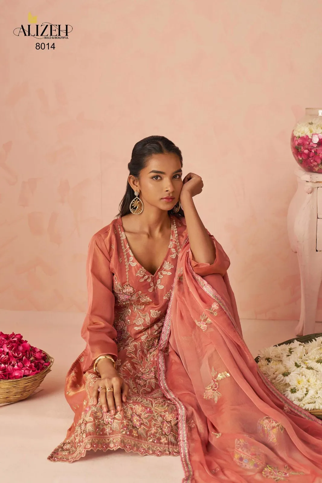 Alizeh Swara Vol 2 Silk Zari Fancy Designer Salwar Kameez - Image 12