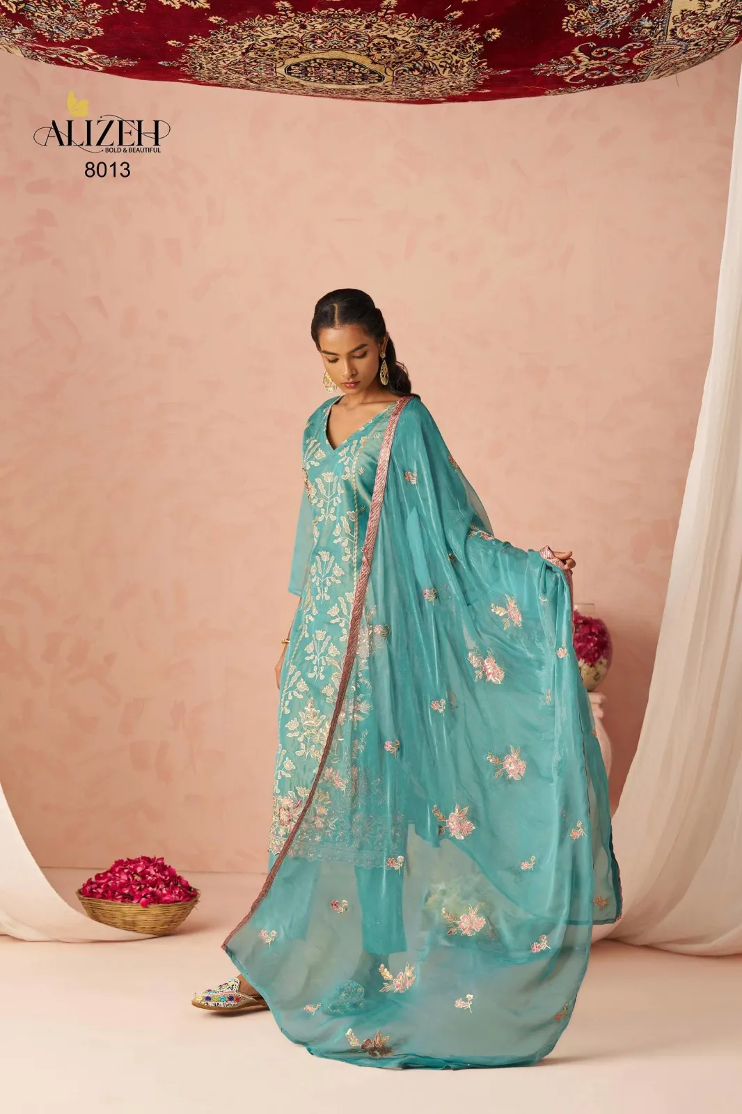 Alizeh Swara Vol 2 Silk Zari Fancy Designer Salwar Kameez - Image 2