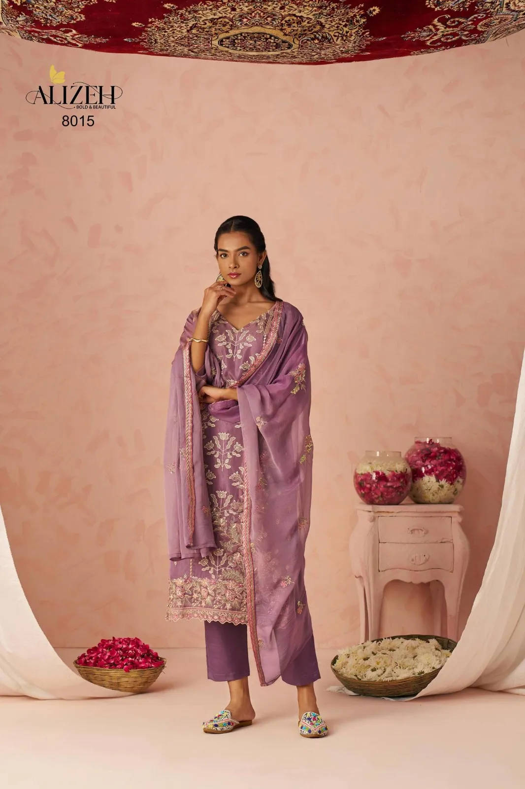 Alizeh Swara Vol 2 Silk Zari Fancy Designer Salwar Kameez - Image 7