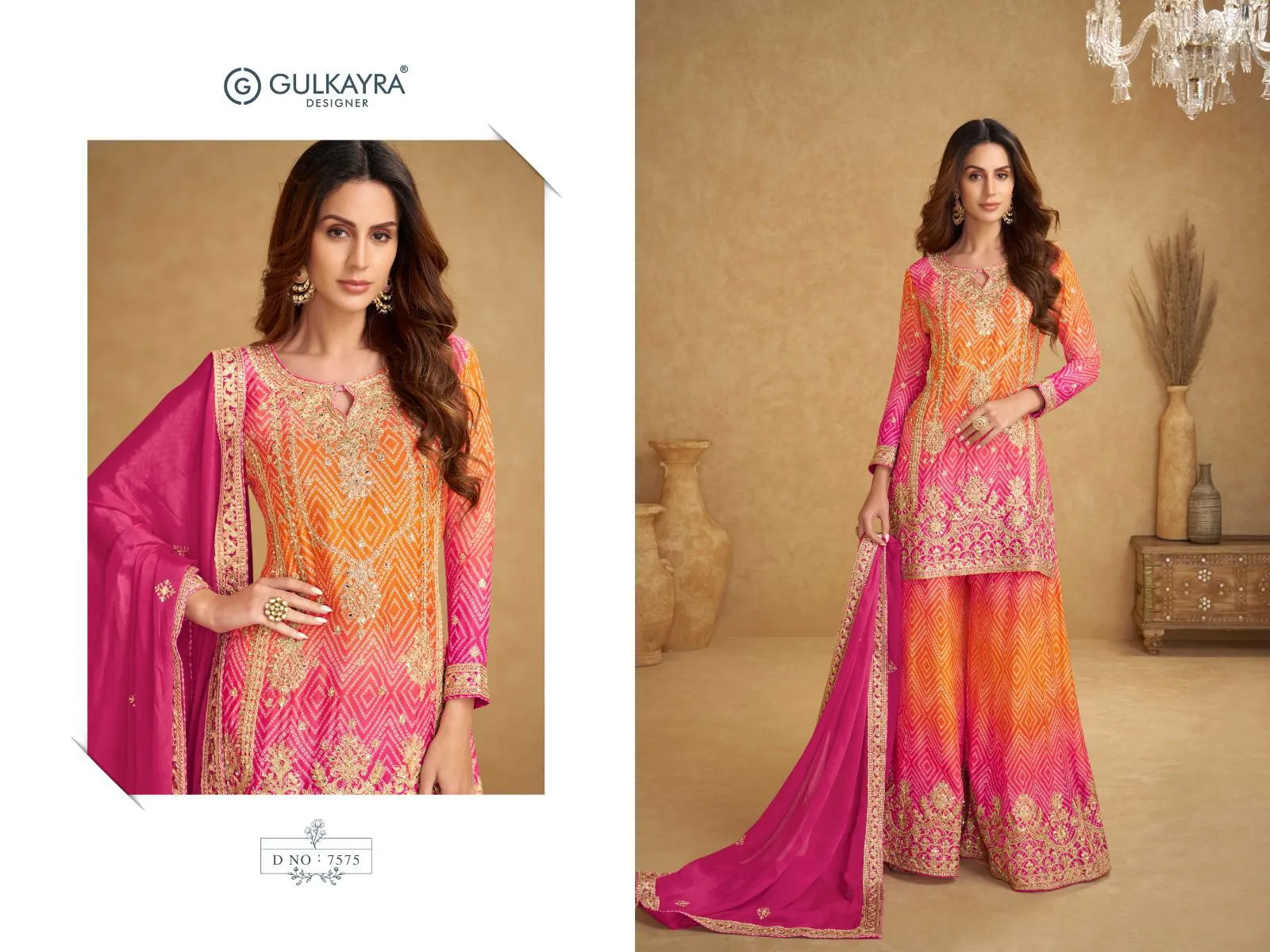 Gulkayra Panght Chinon Digital Embroidery Work Salwar Suit - Image 2