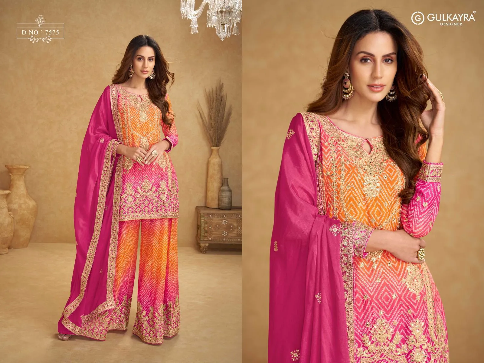 Gulkayra Panght Chinon Digital Embroidery Work Salwar Suit - Image 3