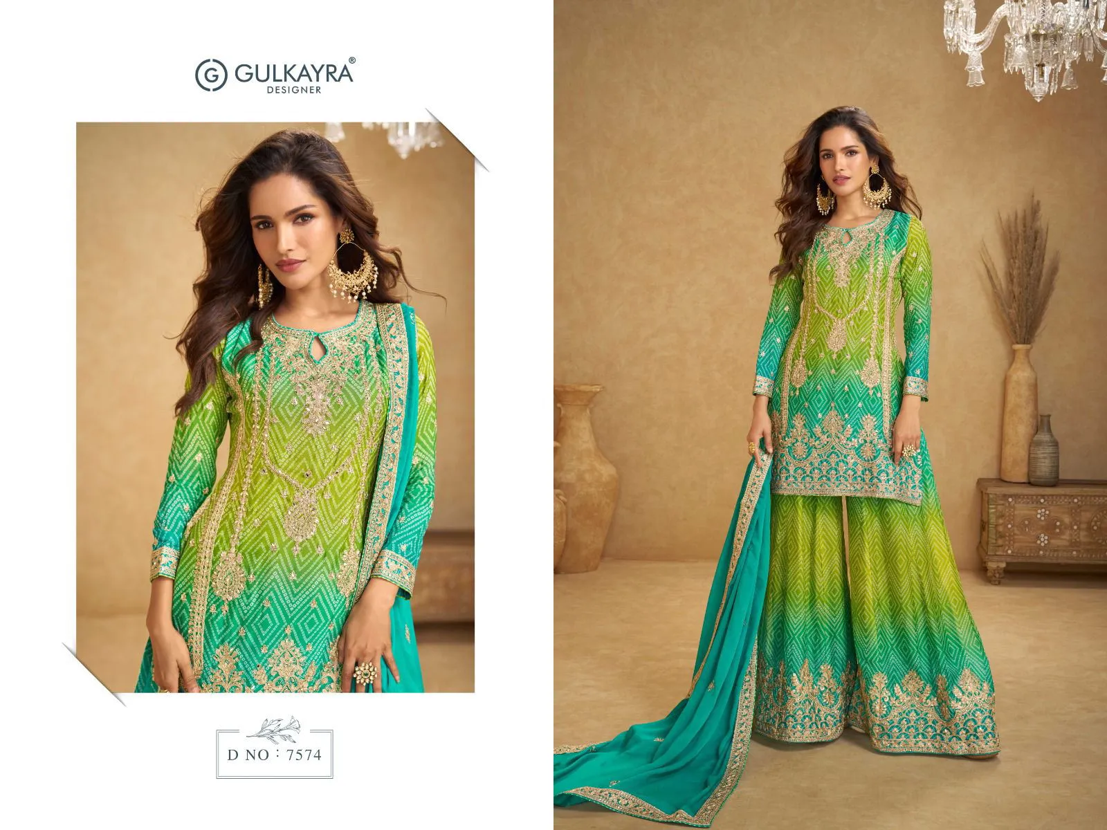 Gulkayra Panght Chinon Digital Embroidery Work Salwar Suit - Image 4