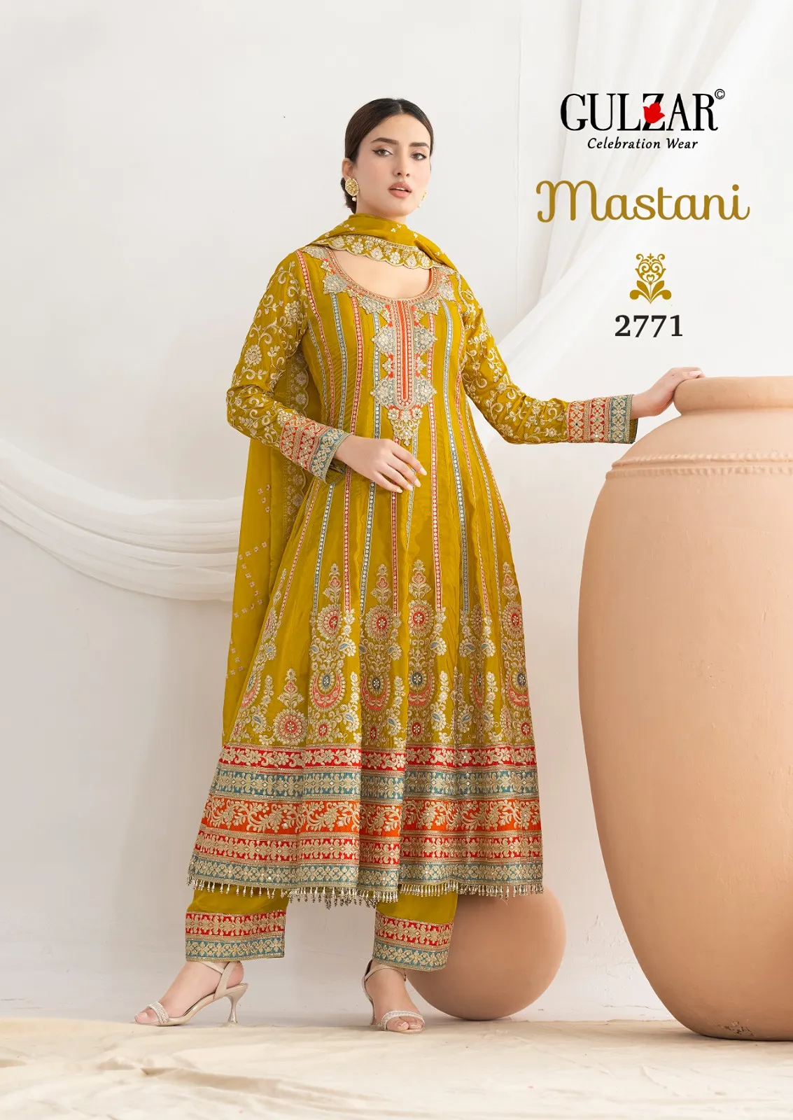 Mastani Gulzar Designer Anarkali Salwar Set - Image 10