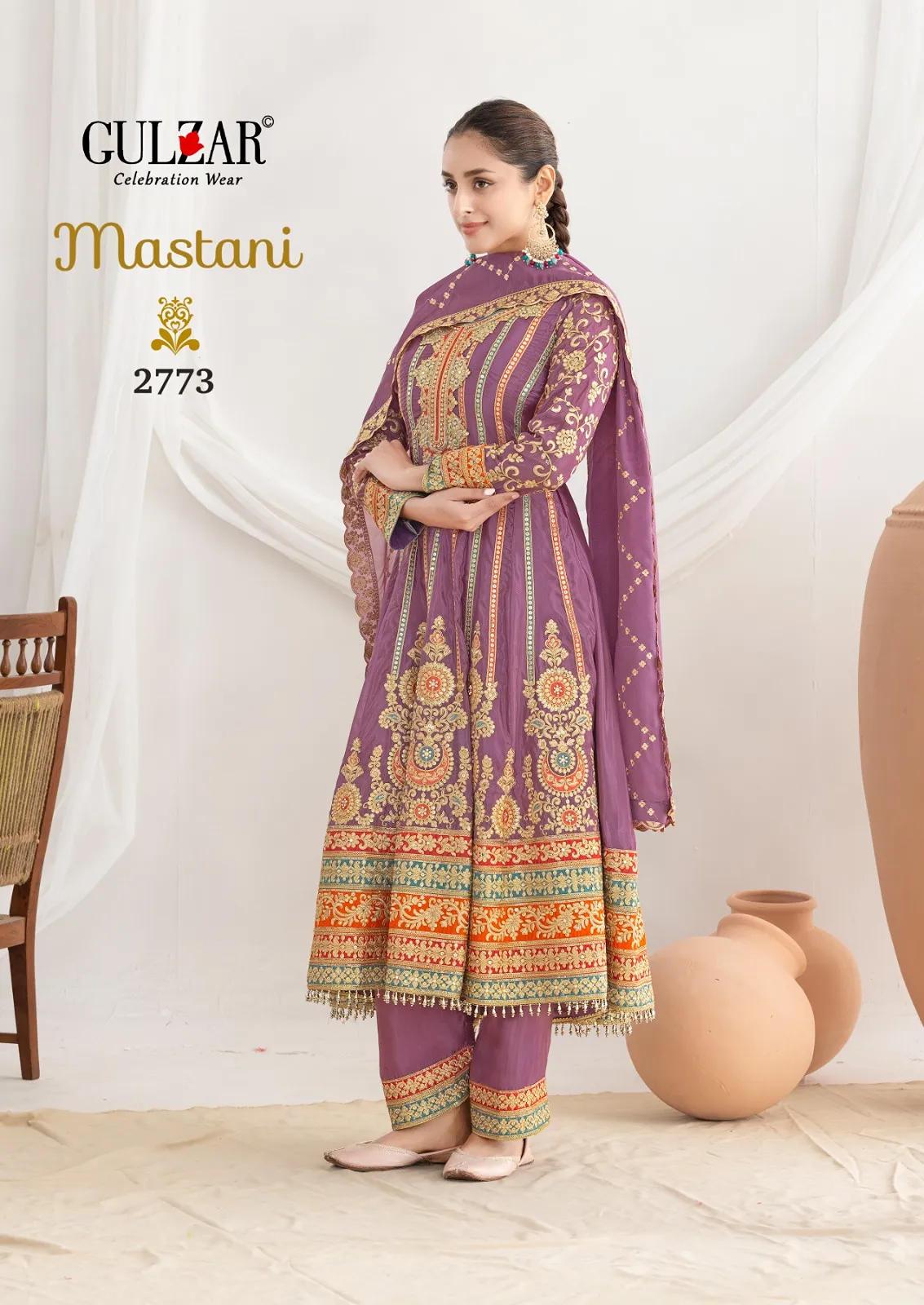 Mastani Gulzar Designer Anarkali Salwar Set - Image 7