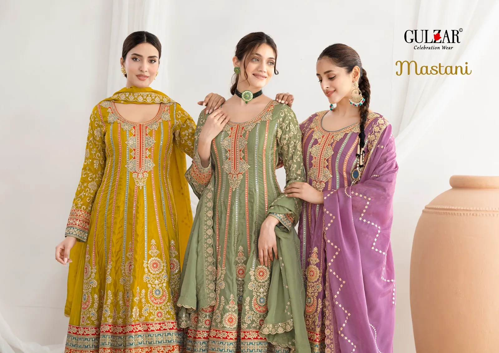 Mastani Gulzar Designer Anarkali Salwar Set - Image 3