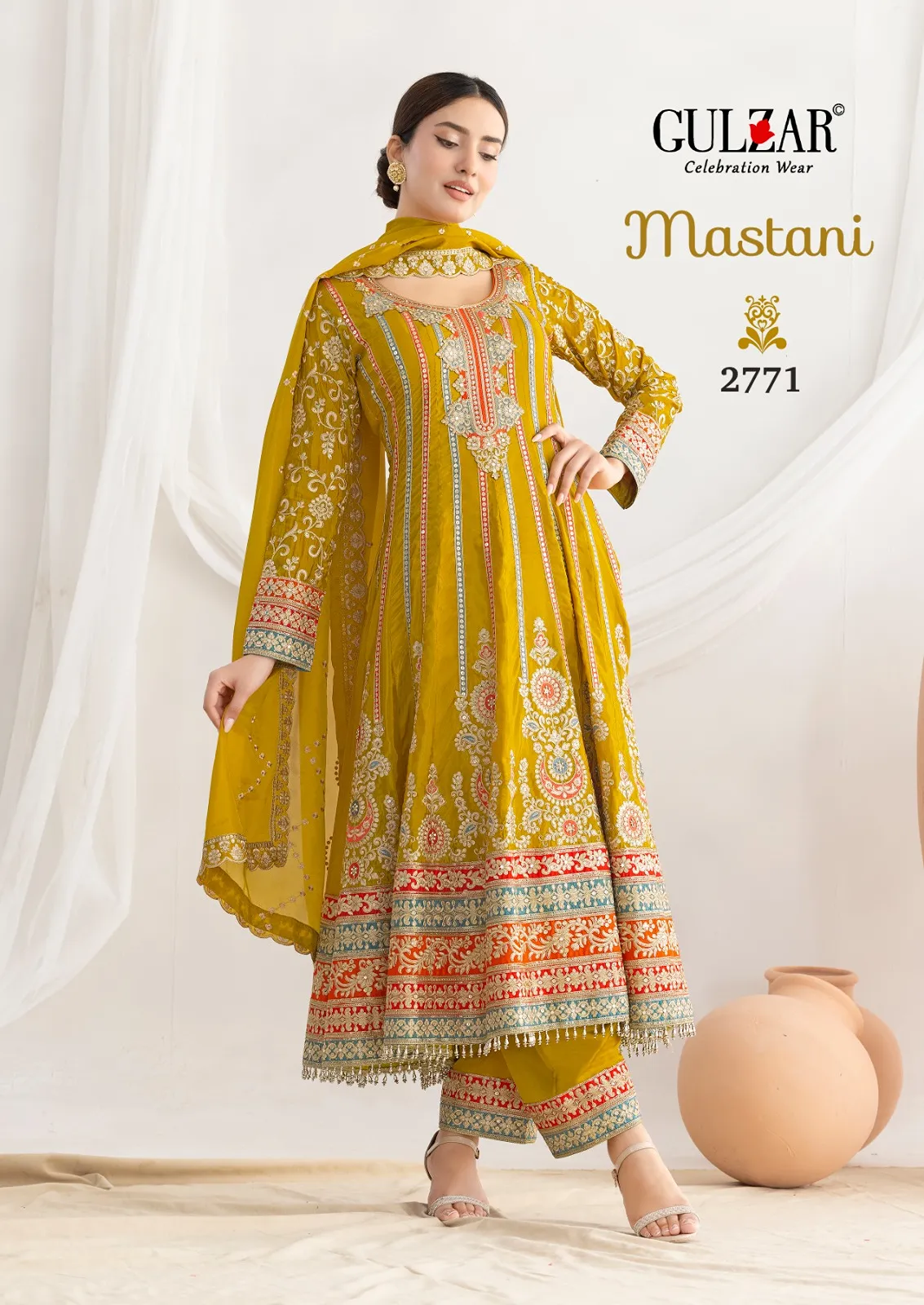 Mastani Gulzar Designer Anarkali Salwar Set - Image 11
