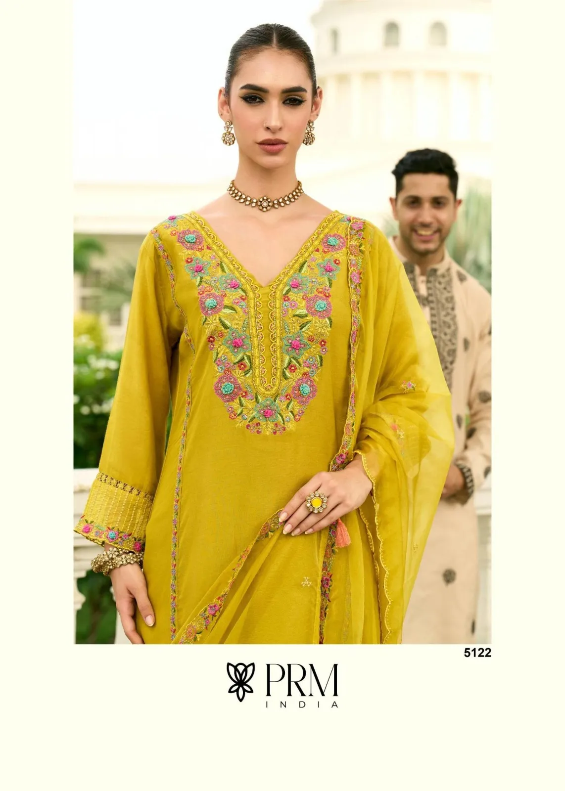 Prm Khayaal Mull Chanderi Embroidery Party Wear Collection - Image 10