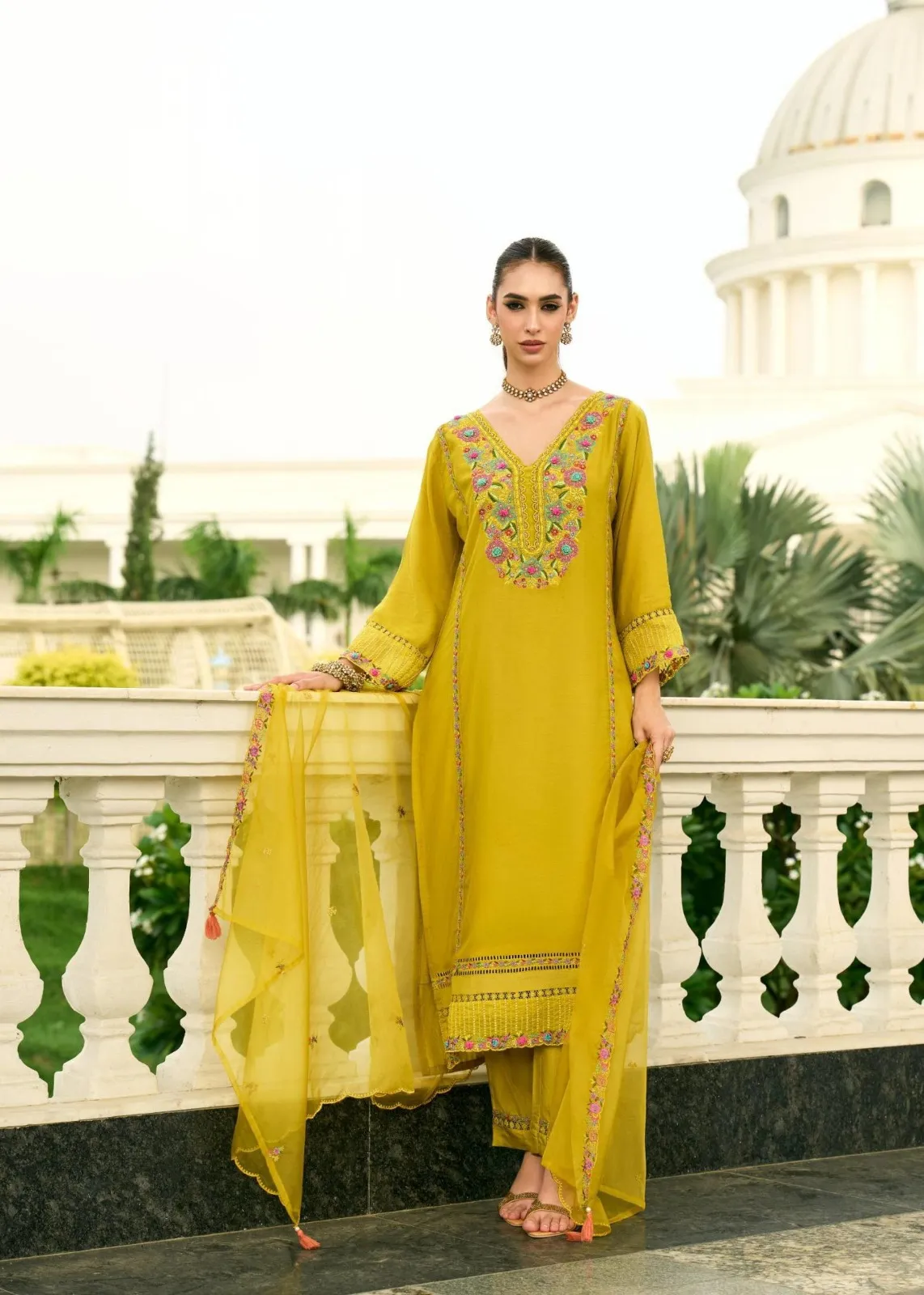 Prm Khayaal Mull Chanderi Embroidery Party Wear Collection - Image 13