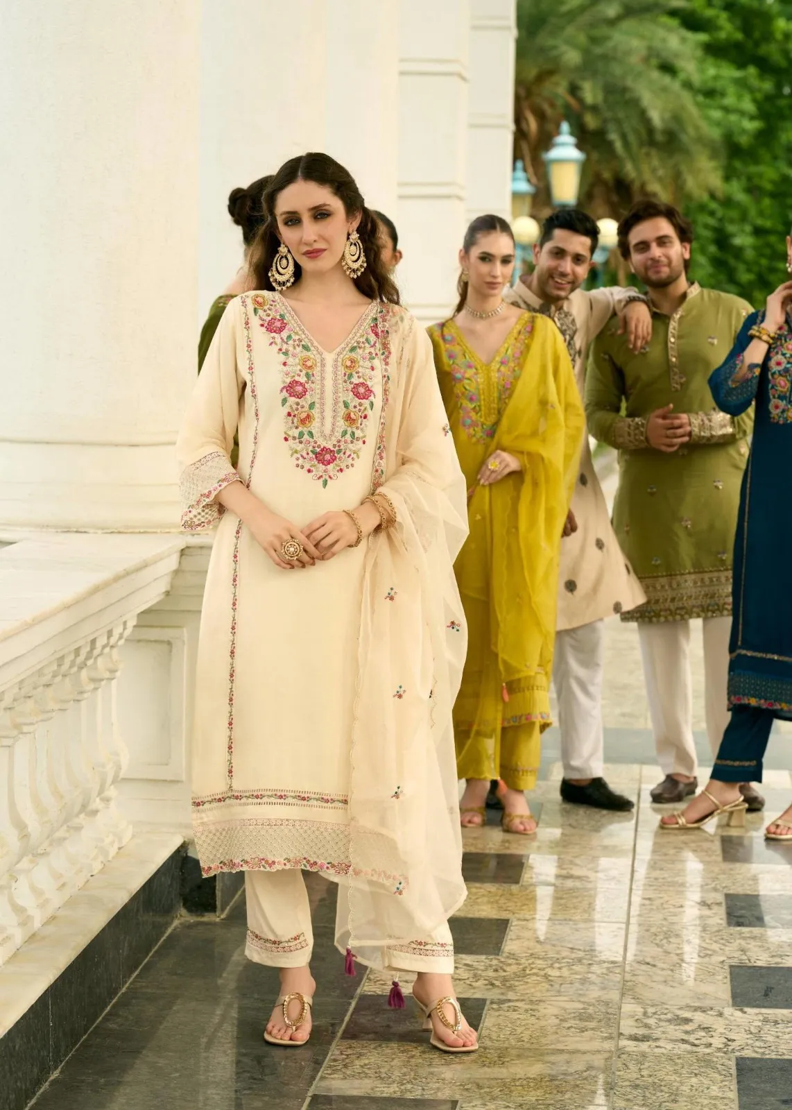 Prm Khayaal Mull Chanderi Embroidery Party Wear Collection - Image 5