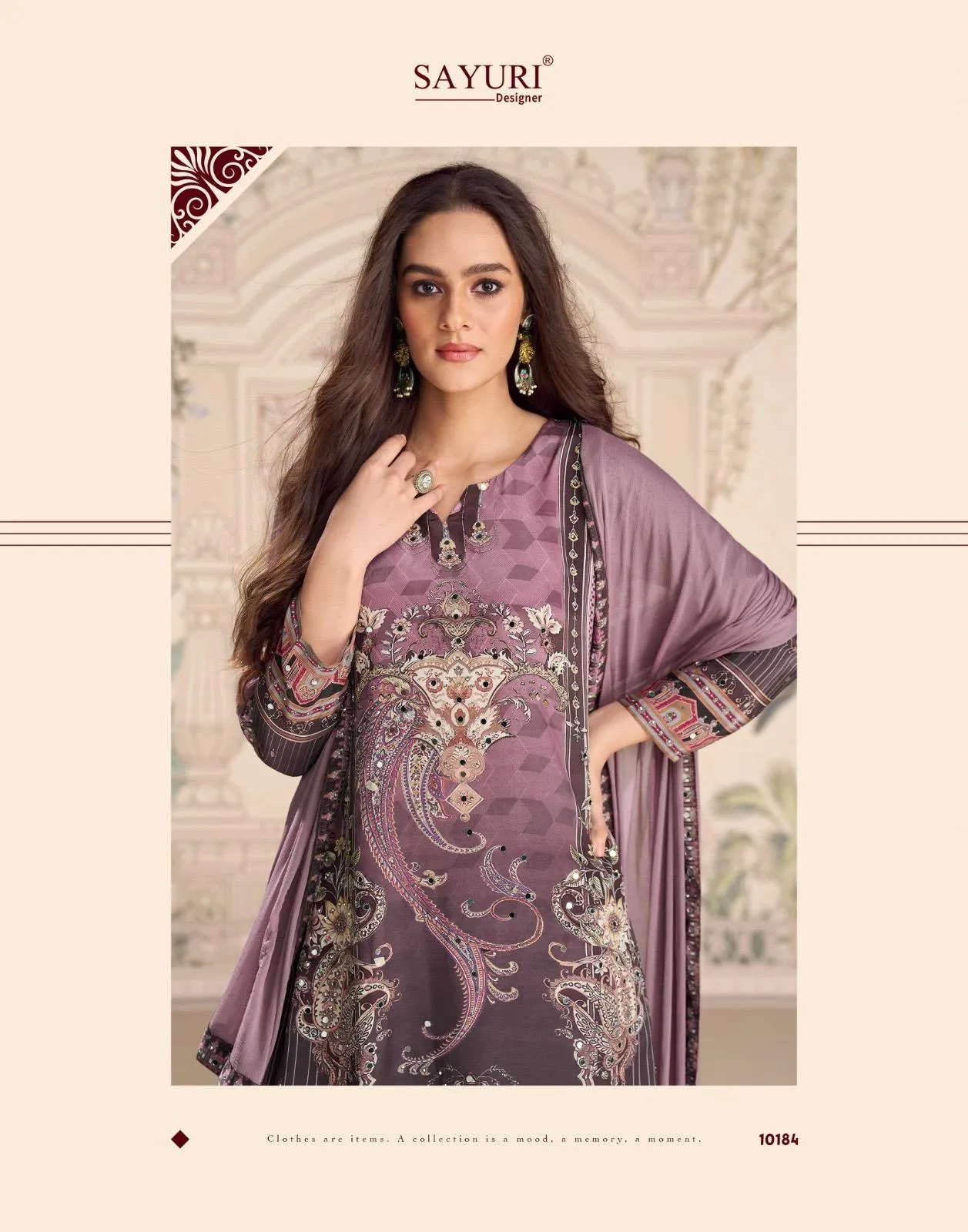 Sayuri Kirti Crep Silk Mirror Work Designer Salwar Kameez - Image 10