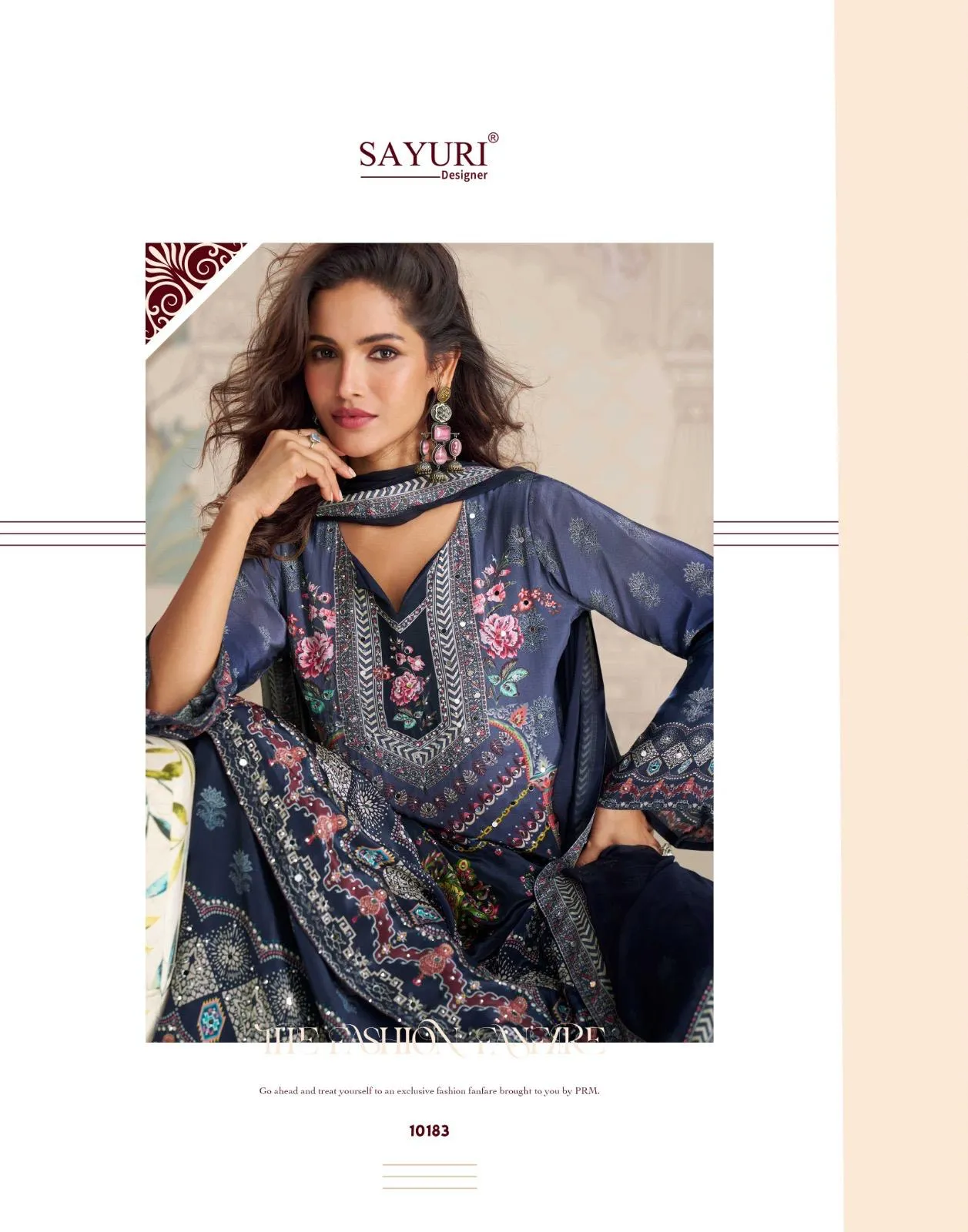 Sayuri Kirti Crep Silk Mirror Work Designer Salwar Kameez - Image 11