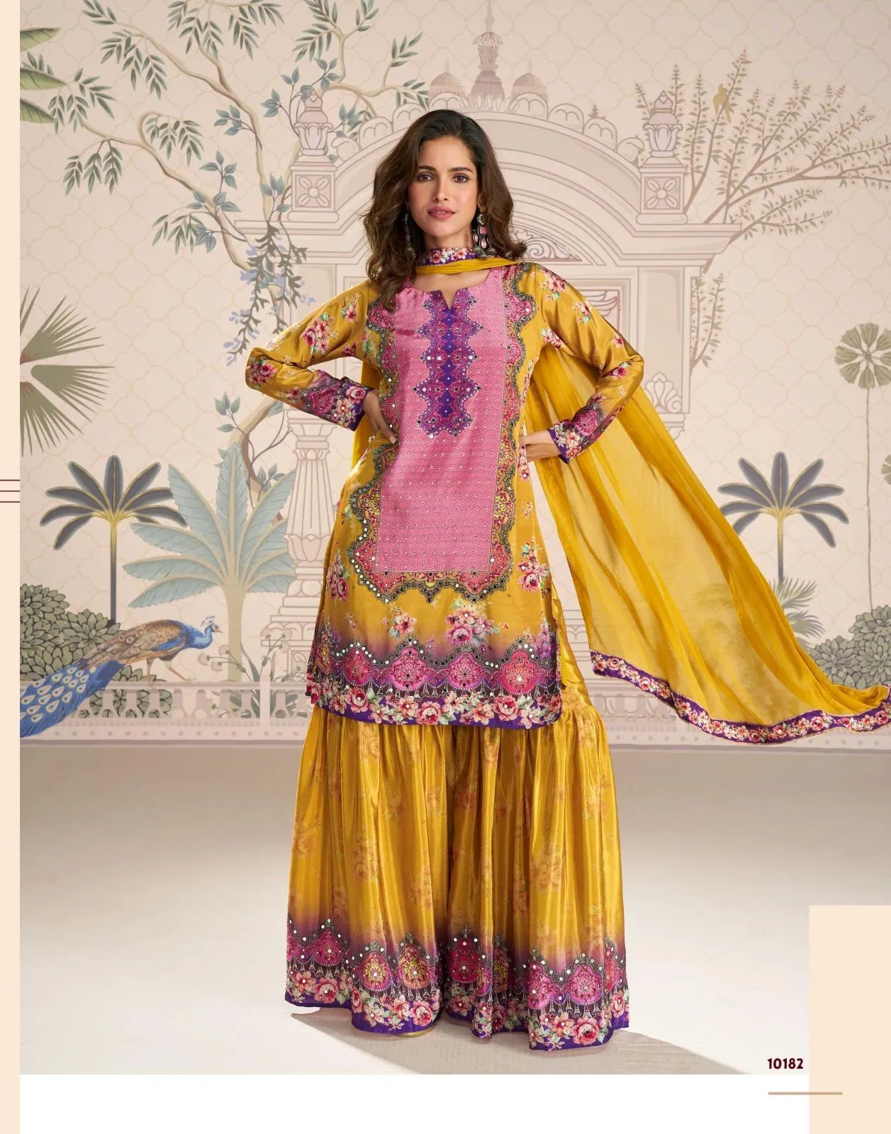 Sayuri Kirti Crep Silk Mirror Work Designer Salwar Kameez - Image 13