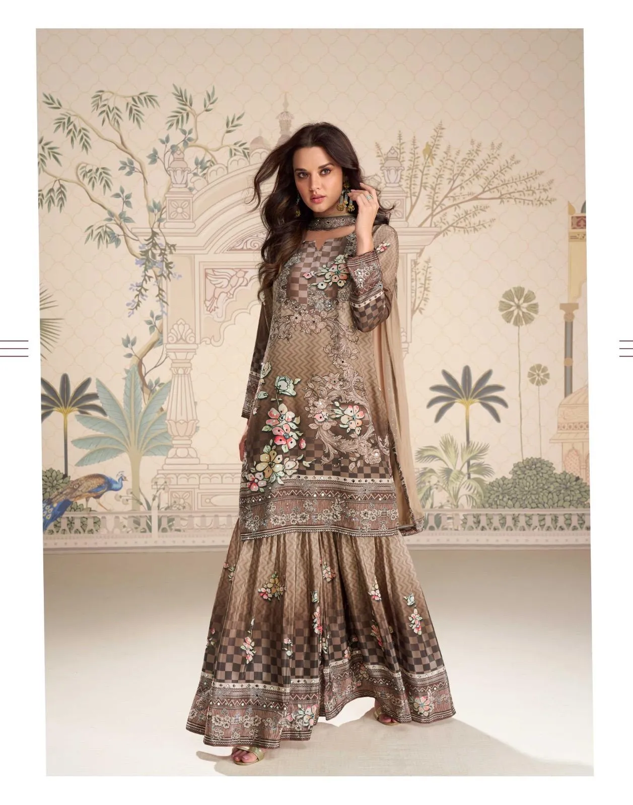 Sayuri Kirti Crep Silk Mirror Work Designer Salwar Kameez - Image 14