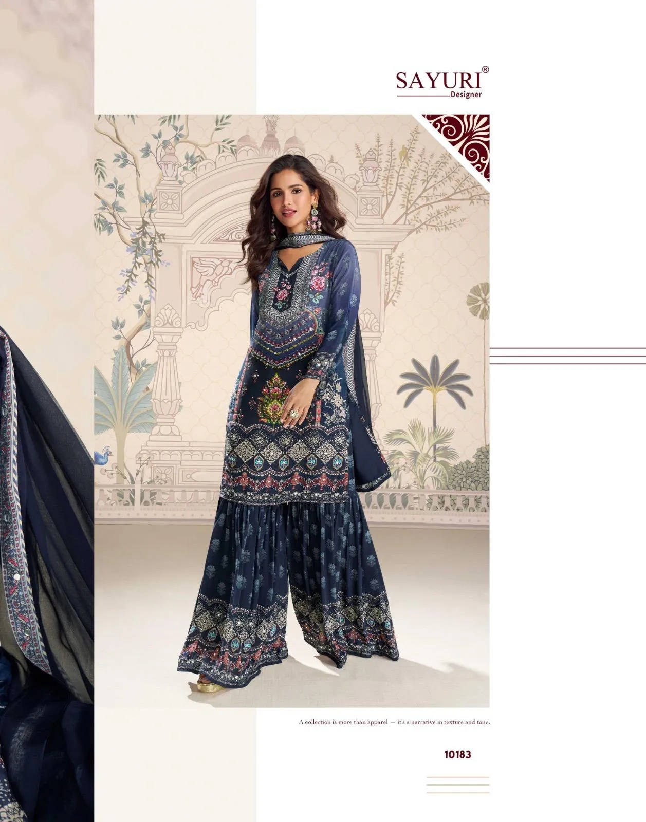 Sayuri Kirti Crep Silk Mirror Work Designer Salwar Kameez - Image 16