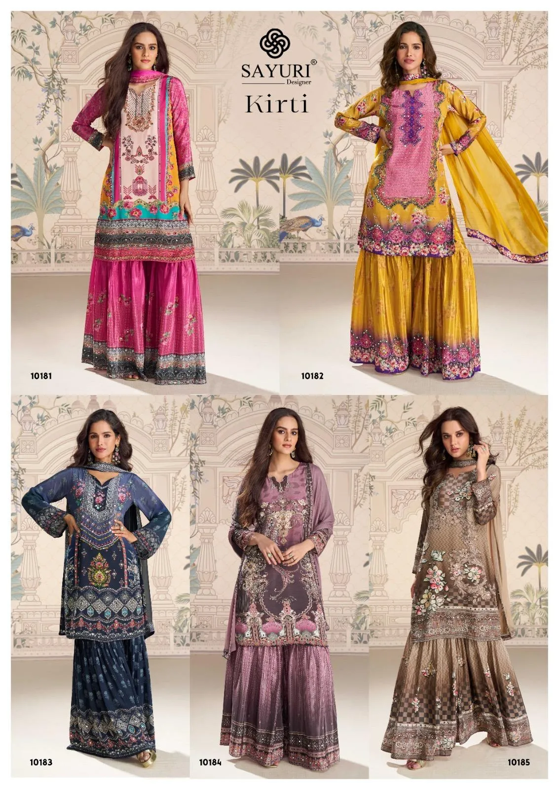 Sayuri Kirti Crep Silk Mirror Work Designer Salwar Kameez - Image 8