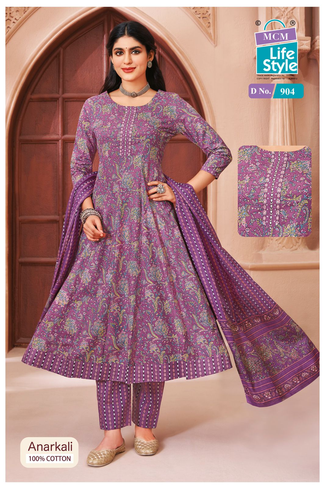 Mcm Anarkali Vol 9 Readymade Cotton Printed Kurti With Bottom Dupatta - Image 7