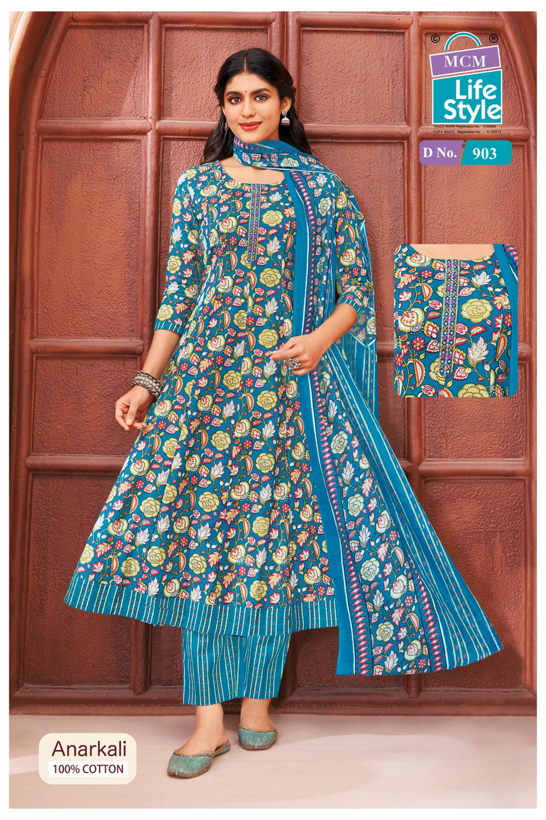 Mcm Anarkali Vol 9 Readymade Cotton Printed Kurti With Bottom Dupatta - Image 10