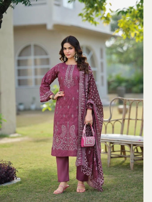 Shree Bin Saeed Lawn Cotton Pakistani Suit Collection Vol 24 - Image 2