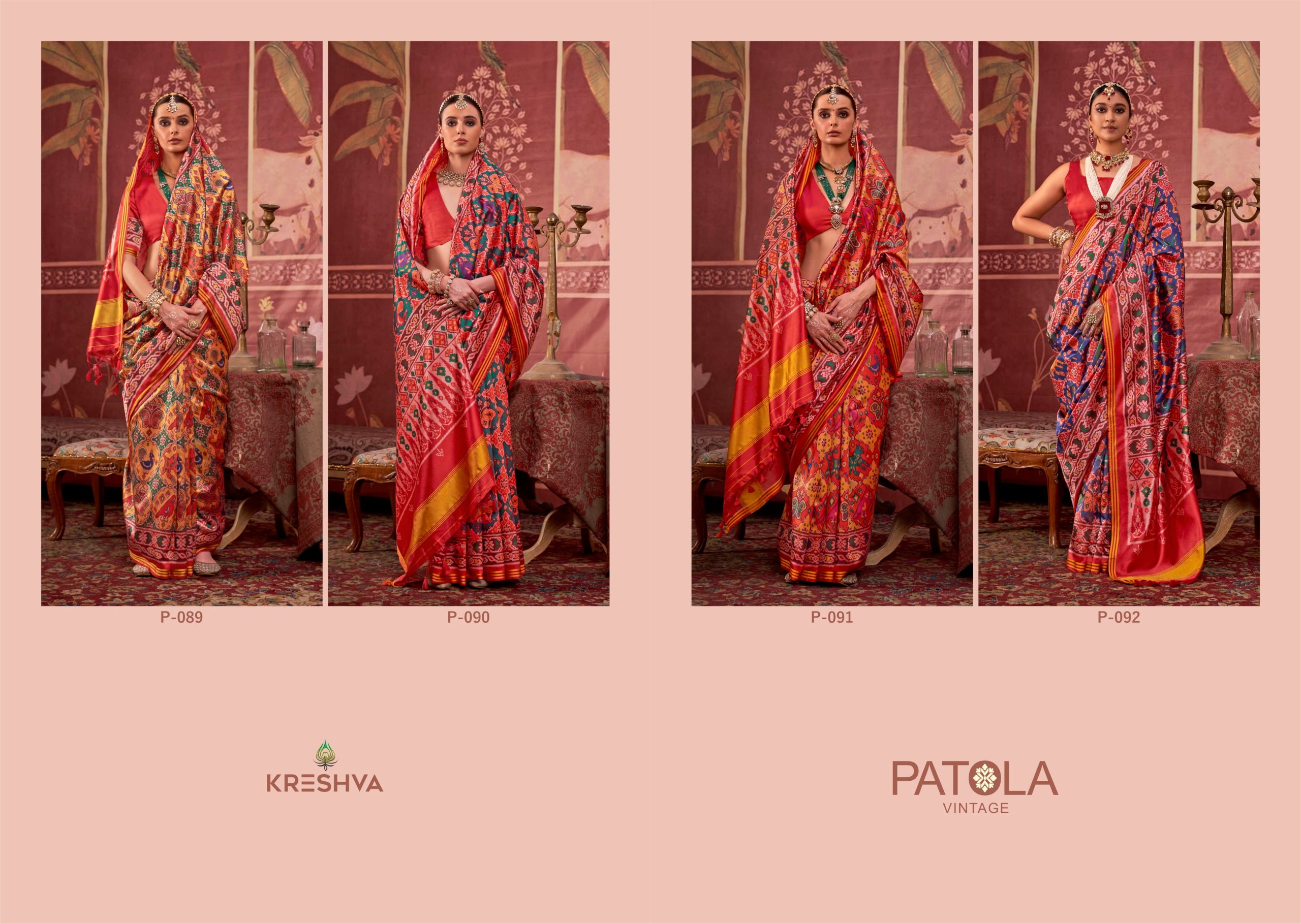Kreshva Patola Vintage Traditional Wear PV Silk Patola Saree - Image 2