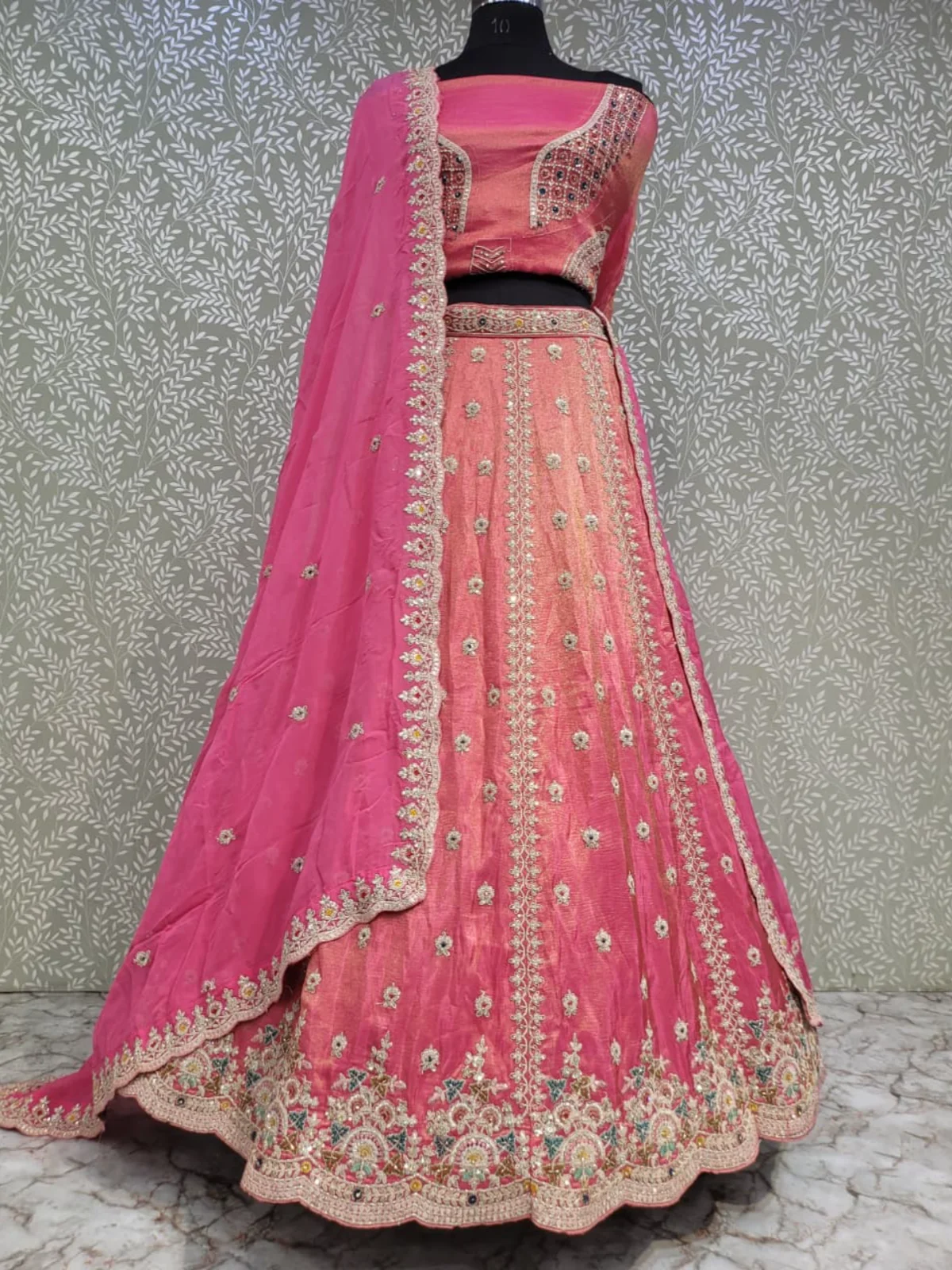 Exclusive Bridesmaid Classic Designer Embroidery Lehenga Collection - Image 9
