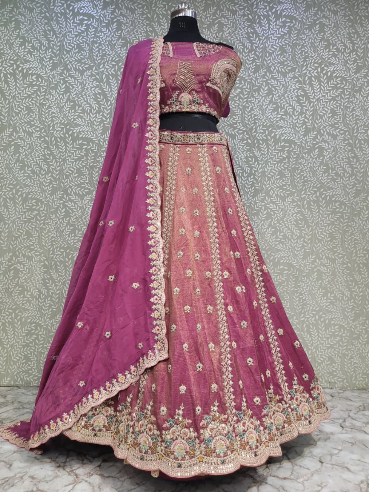 Exclusive Bridesmaid Classic Designer Embroidery Lehenga Collection - Image 10