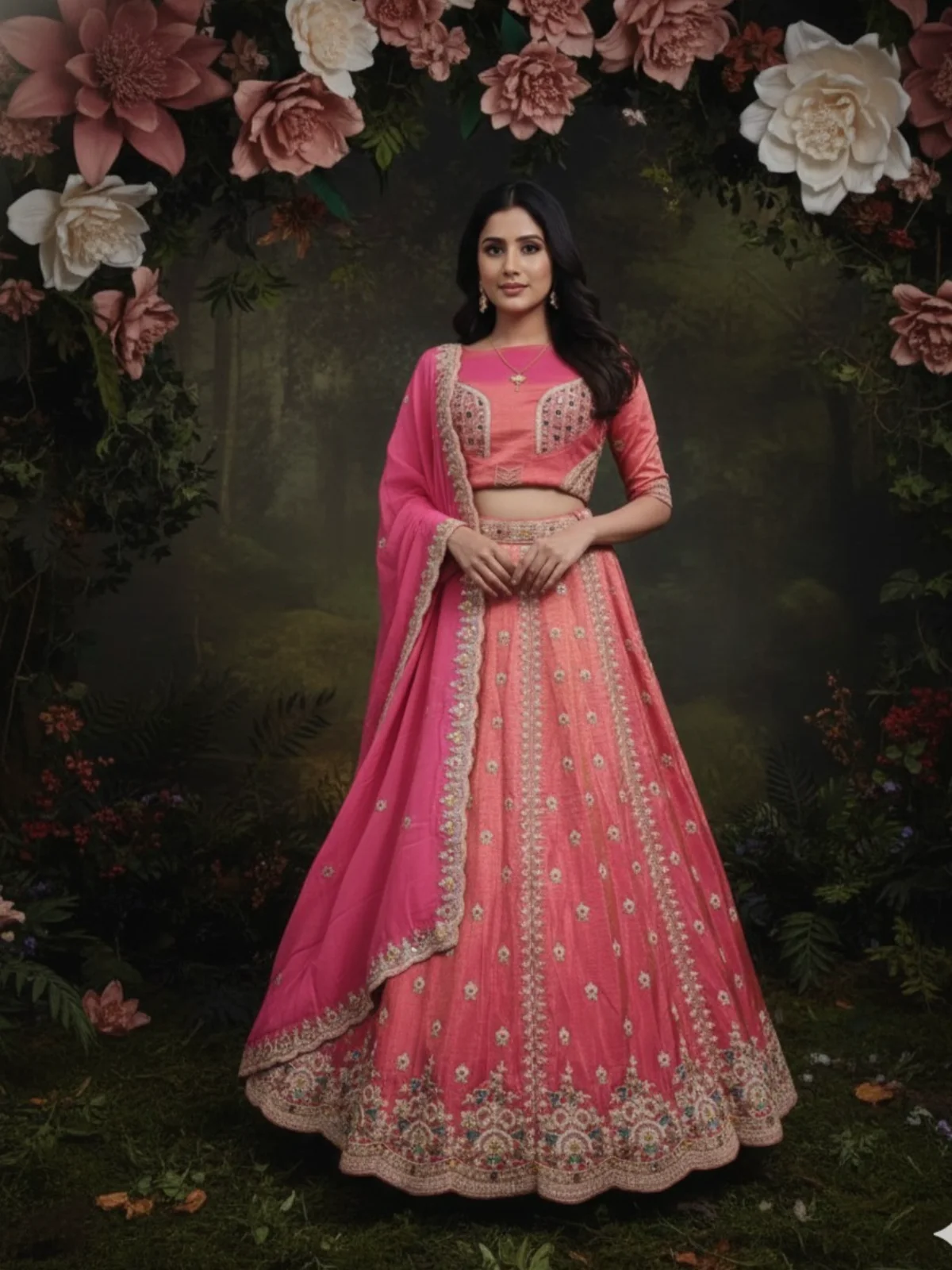 Exclusive Bridesmaid Classic Designer Embroidery Lehenga Collection