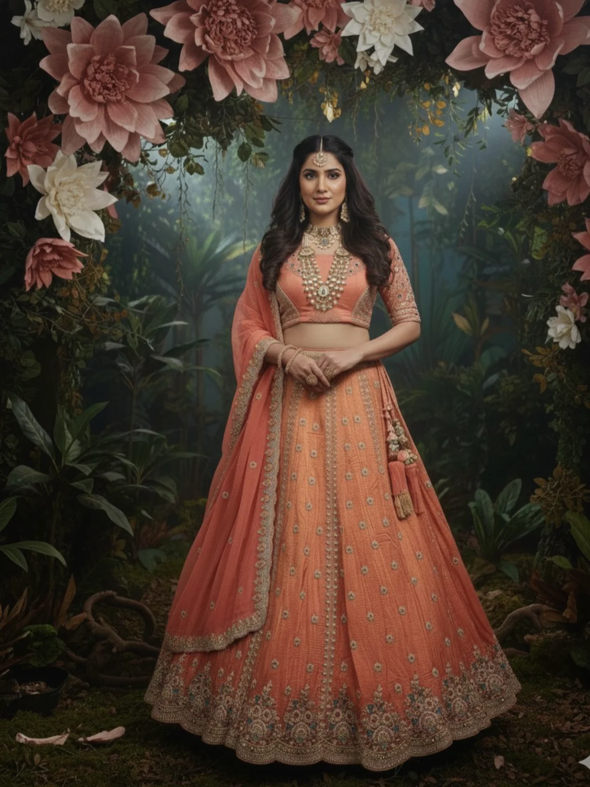Exclusive Bridesmaid Classic Designer Embroidery Lehenga Collection - Image 4