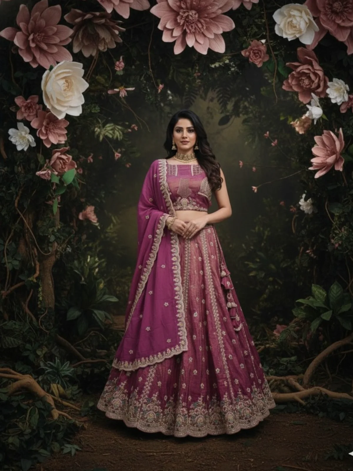 Exclusive Bridesmaid Classic Designer Embroidery Lehenga Collection - Image 3