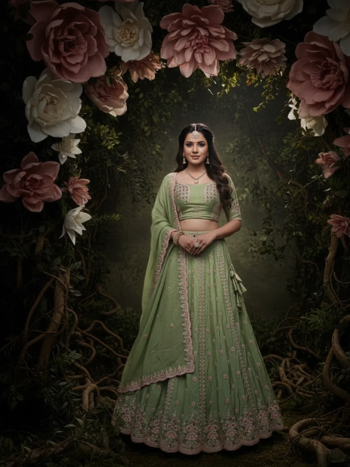 Exclusive Bridesmaid Classic Designer Embroidery Lehenga Collection - Image 2