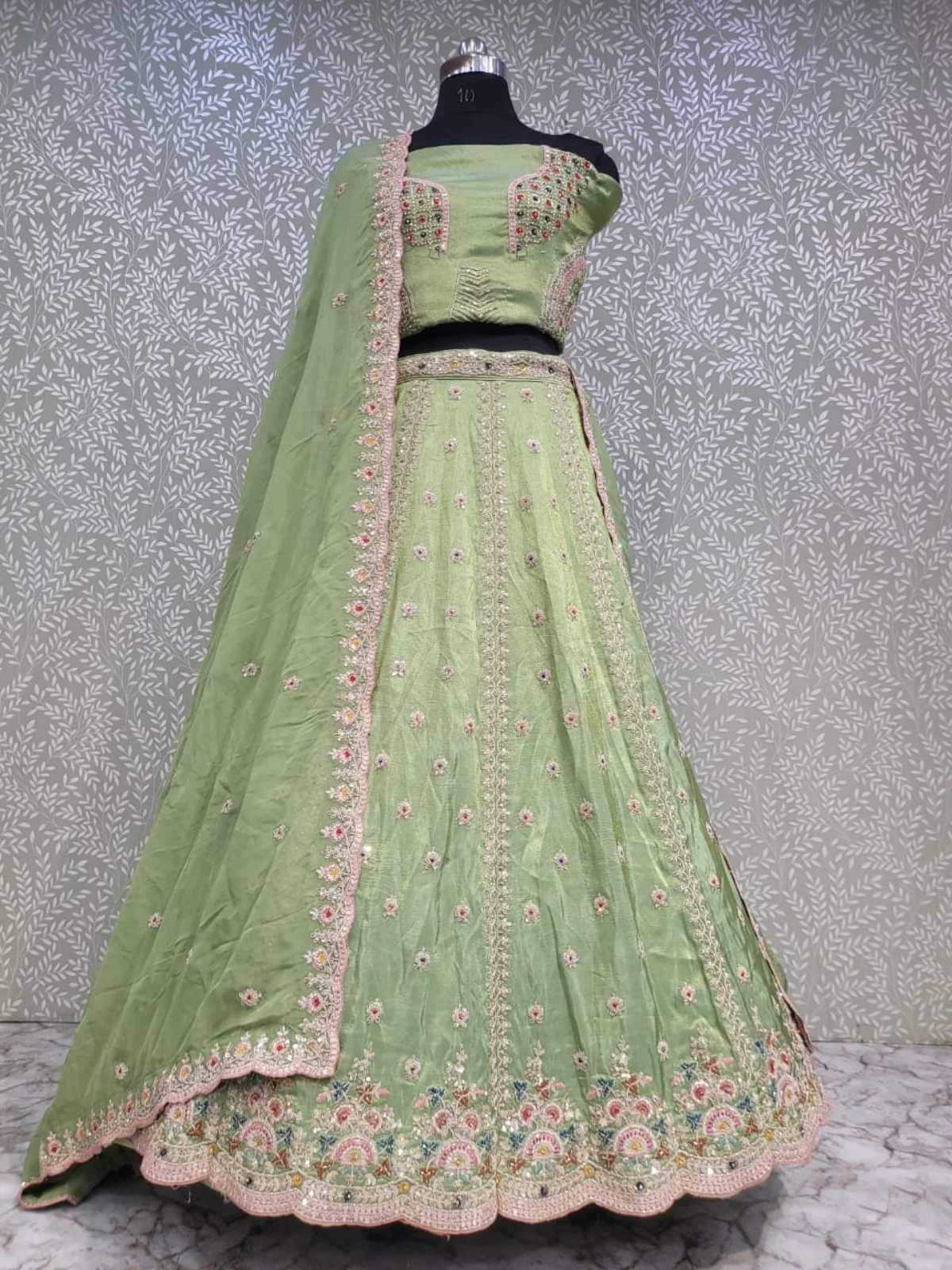 Exclusive Bridesmaid Classic Designer Embroidery Lehenga Collection - Image 11