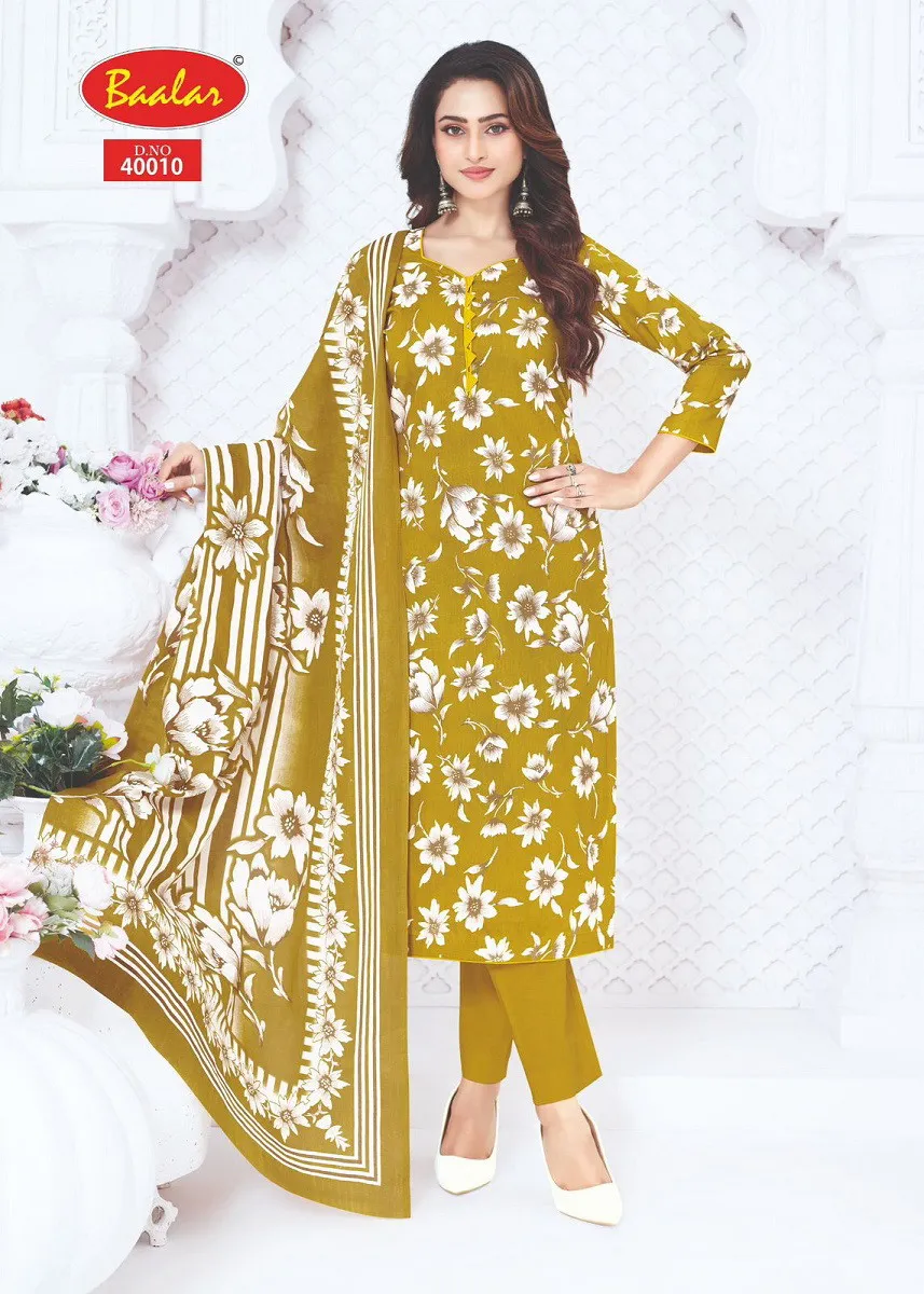 Baalar Kashmir Cotton Vol 4 Cotton Printed Dress Material Collection