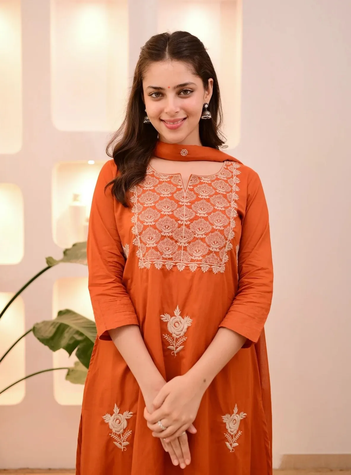 Dhruvi 385 Designer Silk Occasion Wear Kurti With Bottom Dupatta