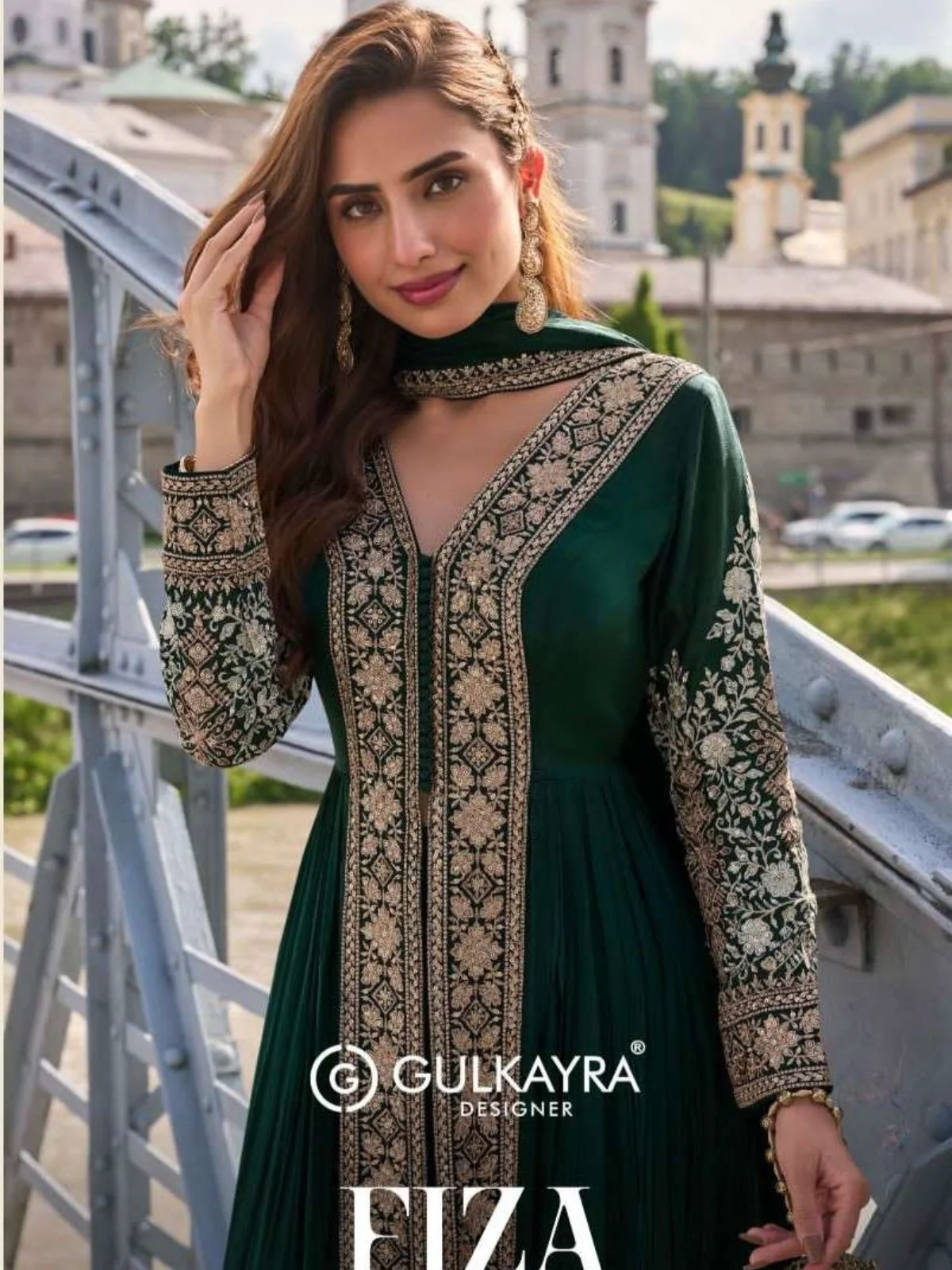Gulkayra Fiza Designer Chinon Embroidered Salwar Suit Collection