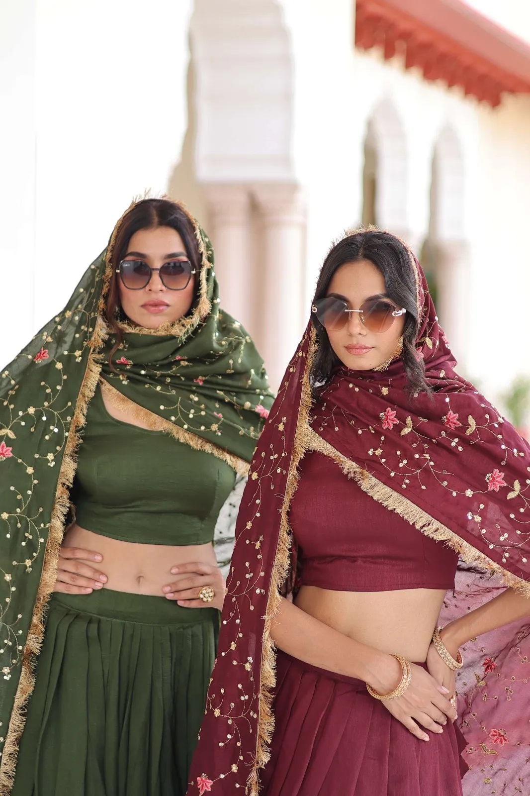 KA-5051 Designer Festive Wear Embroidered Lehenga Choli Set - Image 5