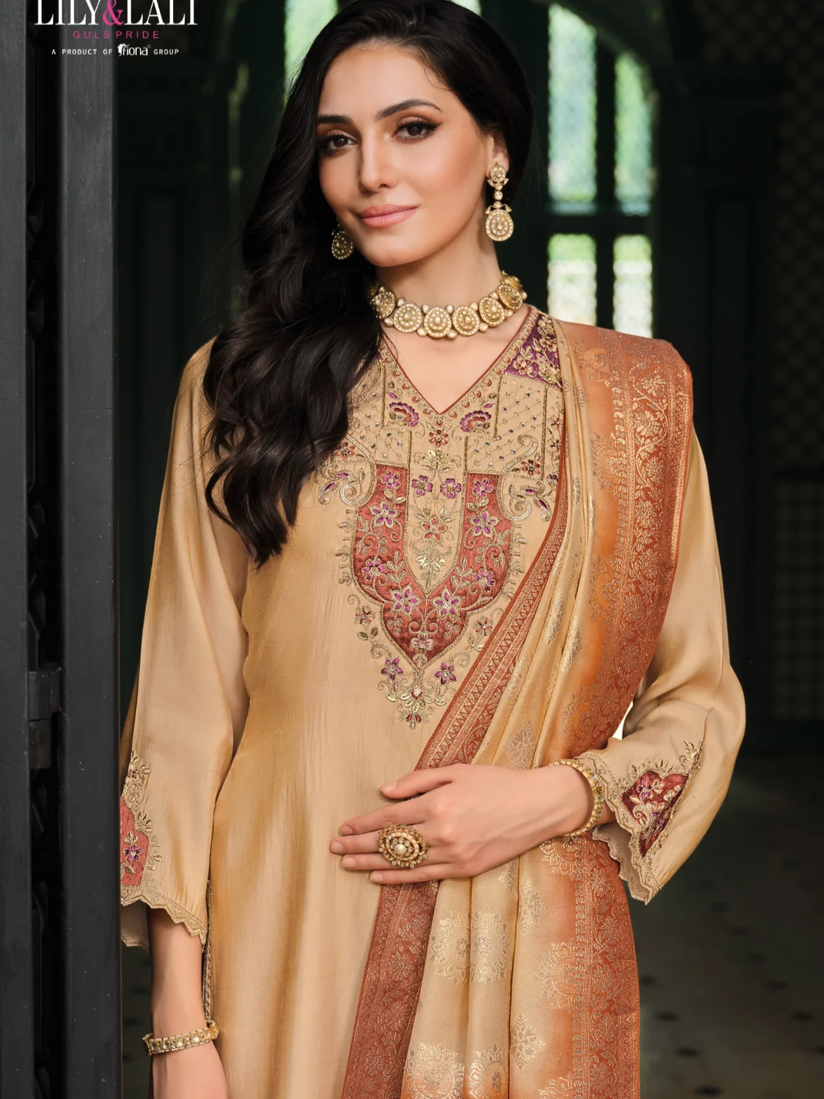 Lily and Lali Mahek-E-Vastra Festival Readymade Salwar Suit - Image 4