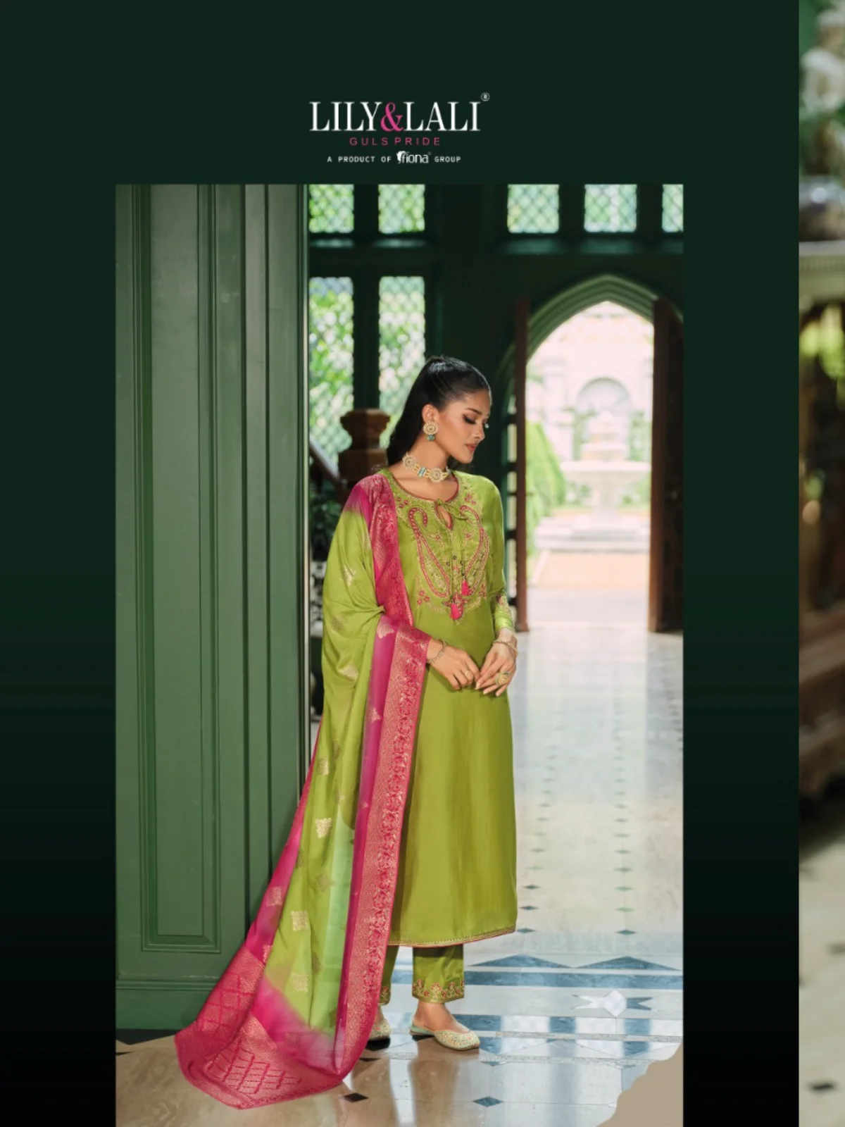 Lily and Lali Mahek-E-Vastra Festival Readymade Salwar Suit - Image 3