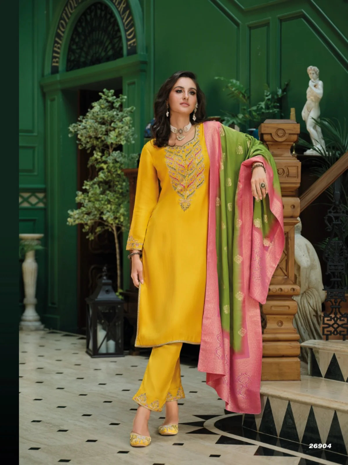 Lily and Lali Mahek-E-Vastra Festival Readymade Salwar Suit - Image 2