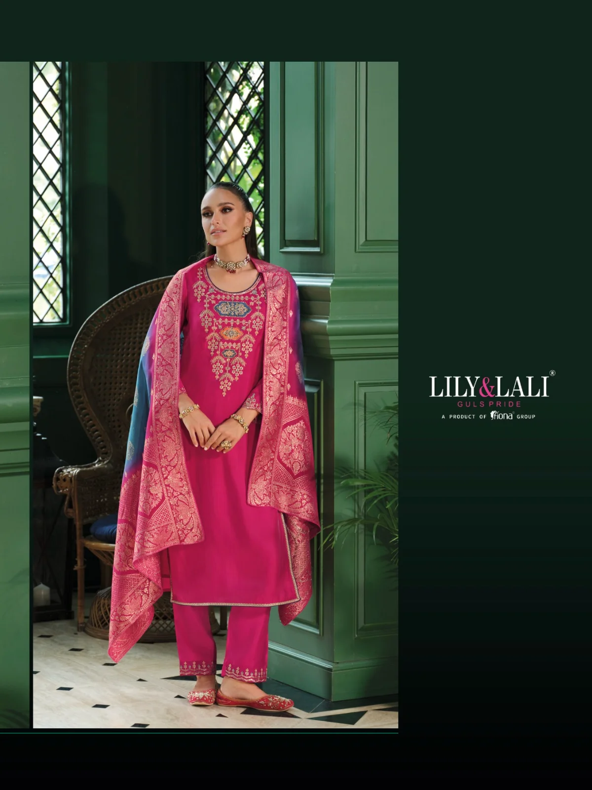 Lily and Lali Mahek-E-Vastra Festival Readymade Salwar Suit - Image 10