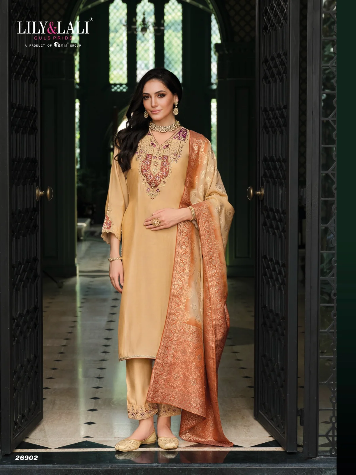 Lily and Lali Mahek-E-Vastra Festival Readymade Salwar Suit - Image 8