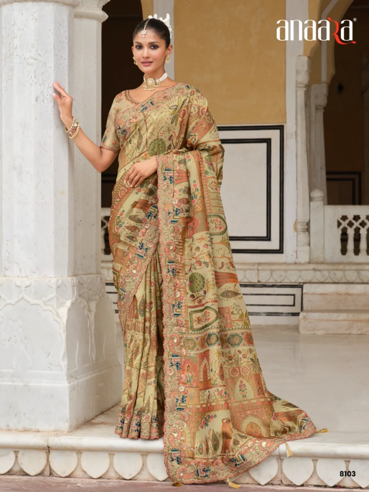 Tathastu Anaara 8100 Series Premium Pastel Designer Saree Collection - Image 12