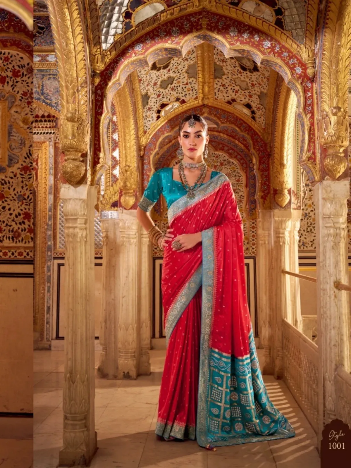 Trikaashi Vaishnavi NV Satin Silk Wholesale Saree Collection - Image 6
