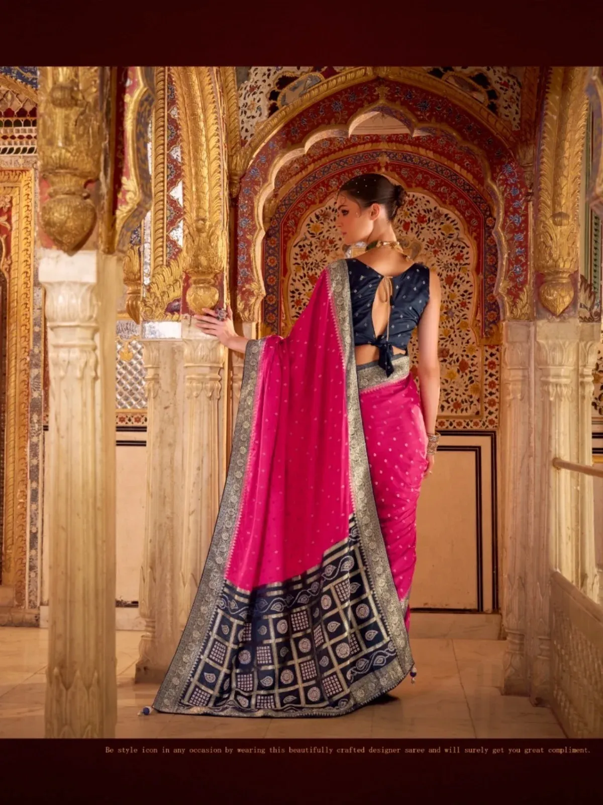 Trikaashi Vaishnavi NV Satin Silk Wholesale Saree Collection - Image 7