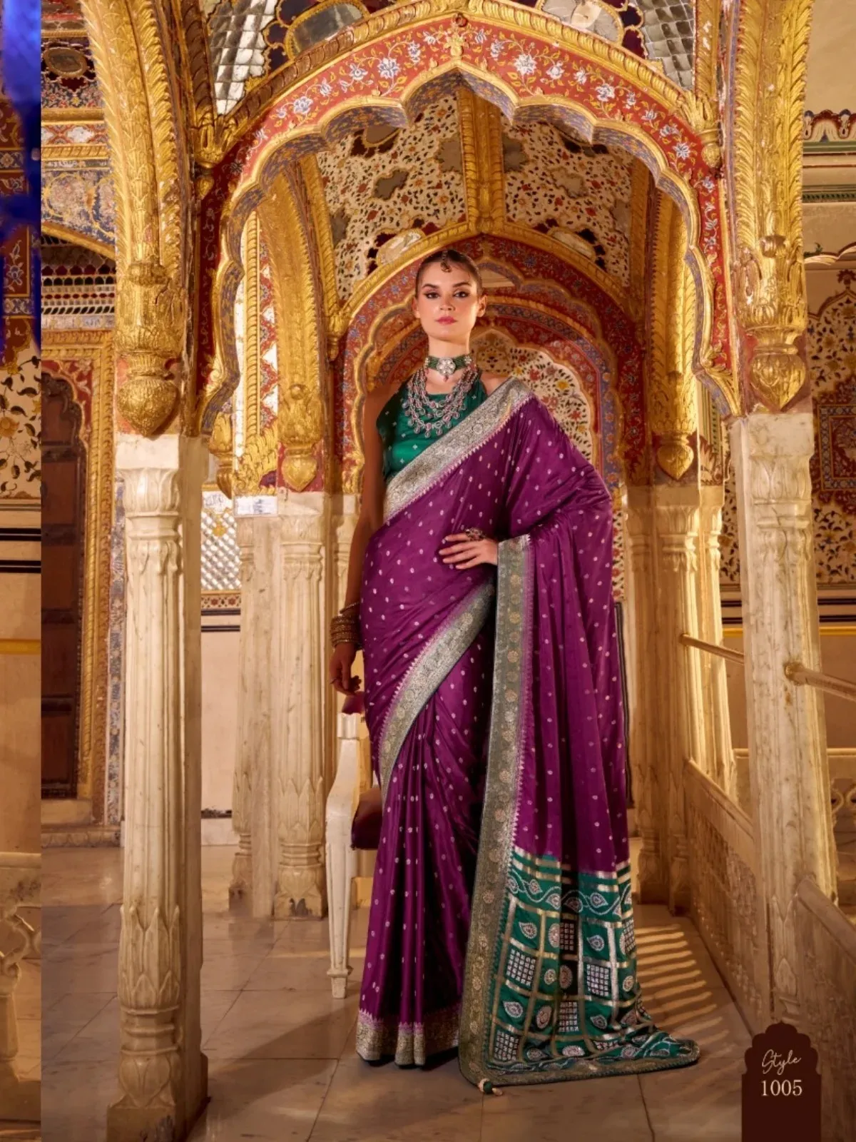 Trikaashi Vaishnavi NV Satin Silk Wholesale Saree Collection - Image 8